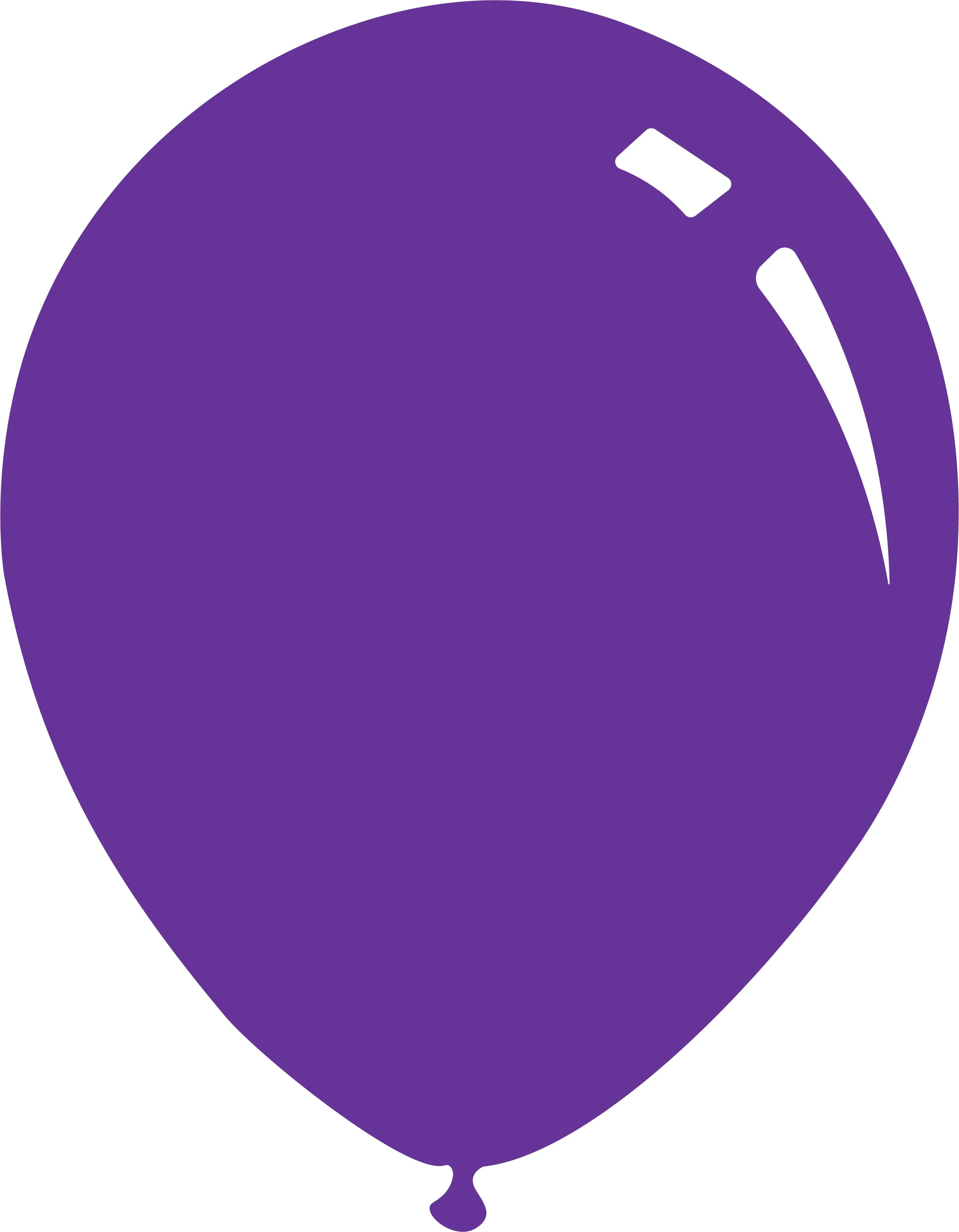 9" Crystal Purple Violet Decomex Latex Balloons (100 Per Bag)