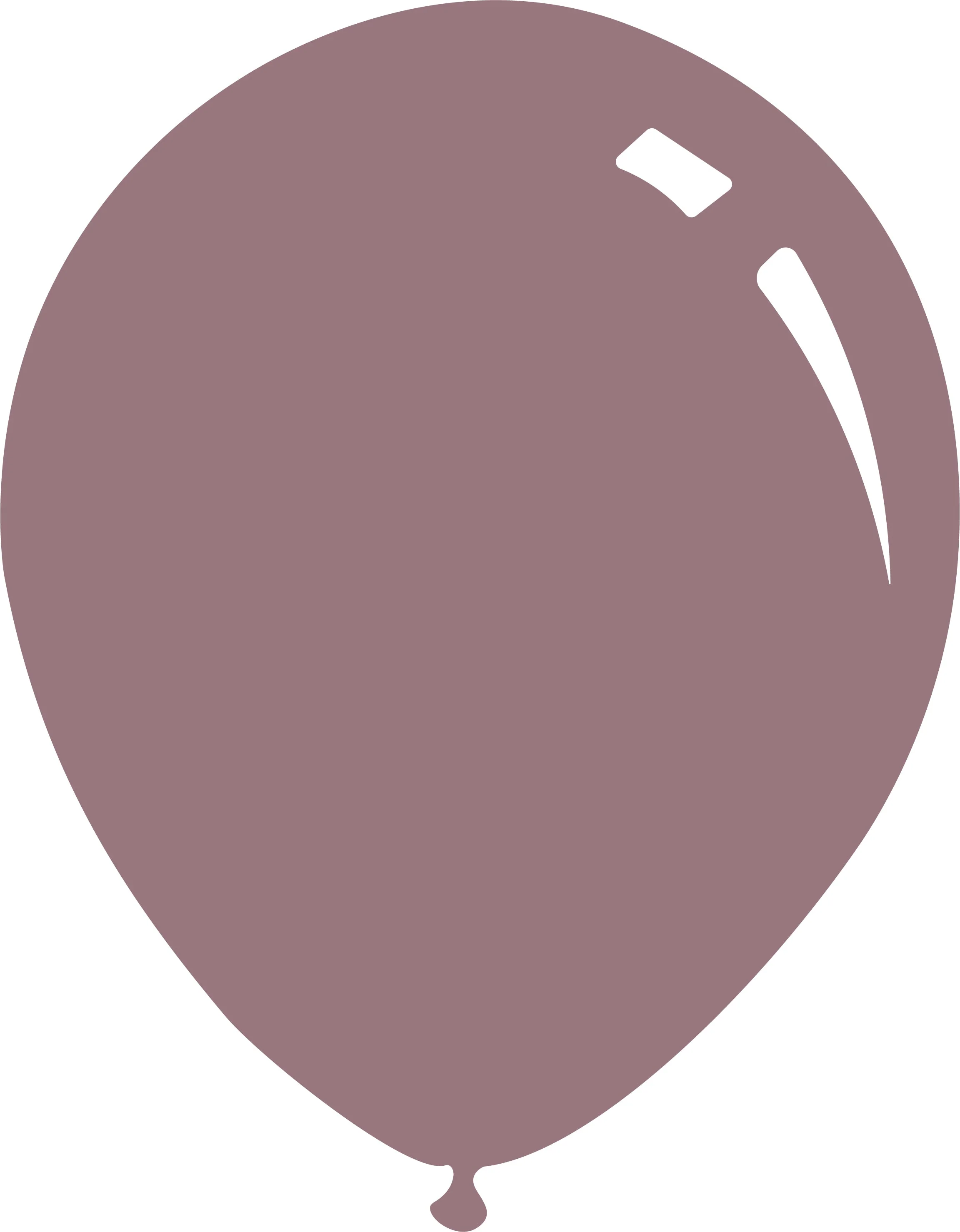 9" Deco Dusty Rose Decomex Latex Balloons (100 Per Bag)