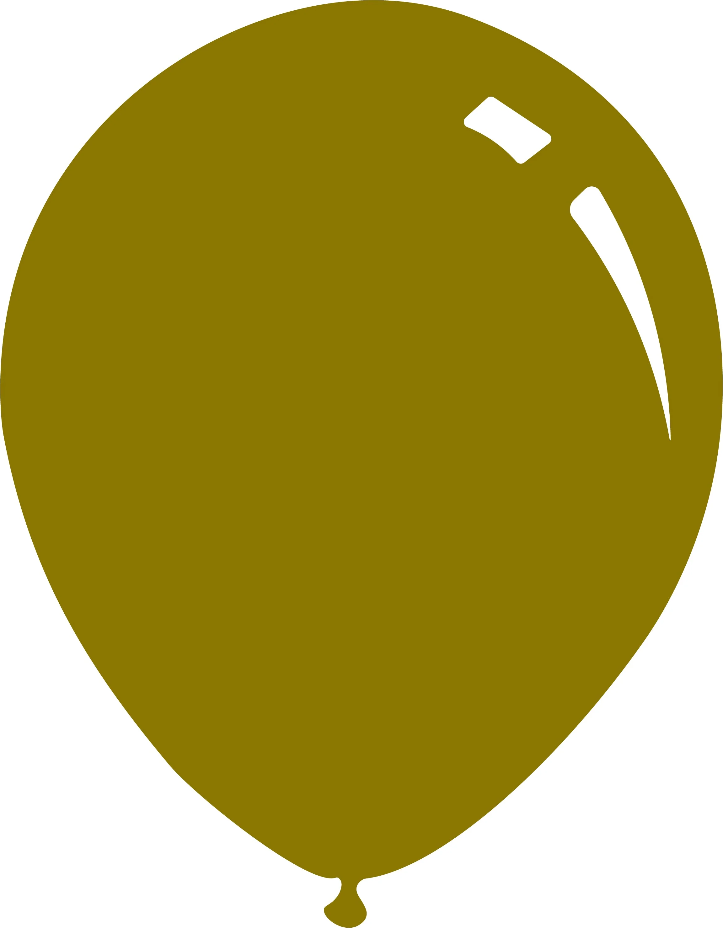 9" Deco Olive Decomex Latex Balloons (100 Per Bag)