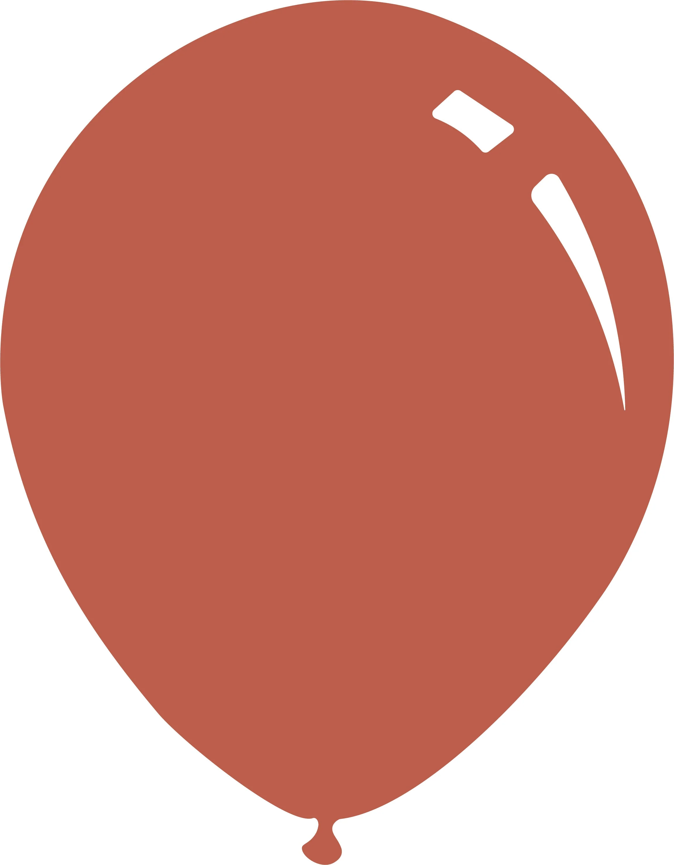 9" Metallic Copper Decomex Latex Balloons (100 Per Bag)
