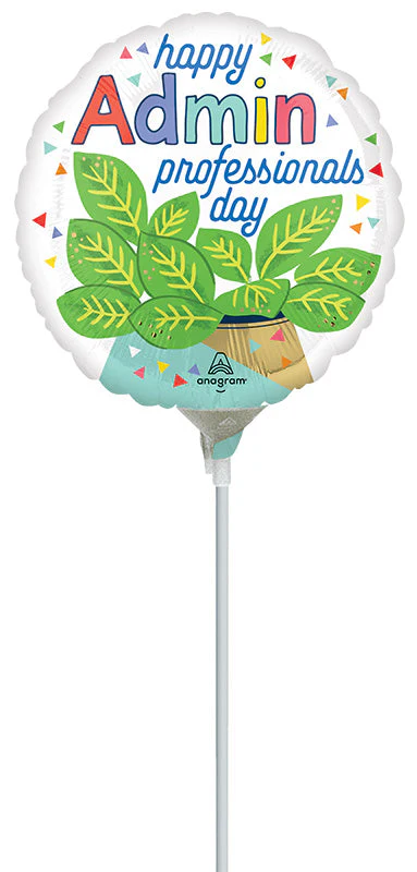 9" Airfill Only (Sticks Sold Separately) Admin's Making a Difference Foil Balloon