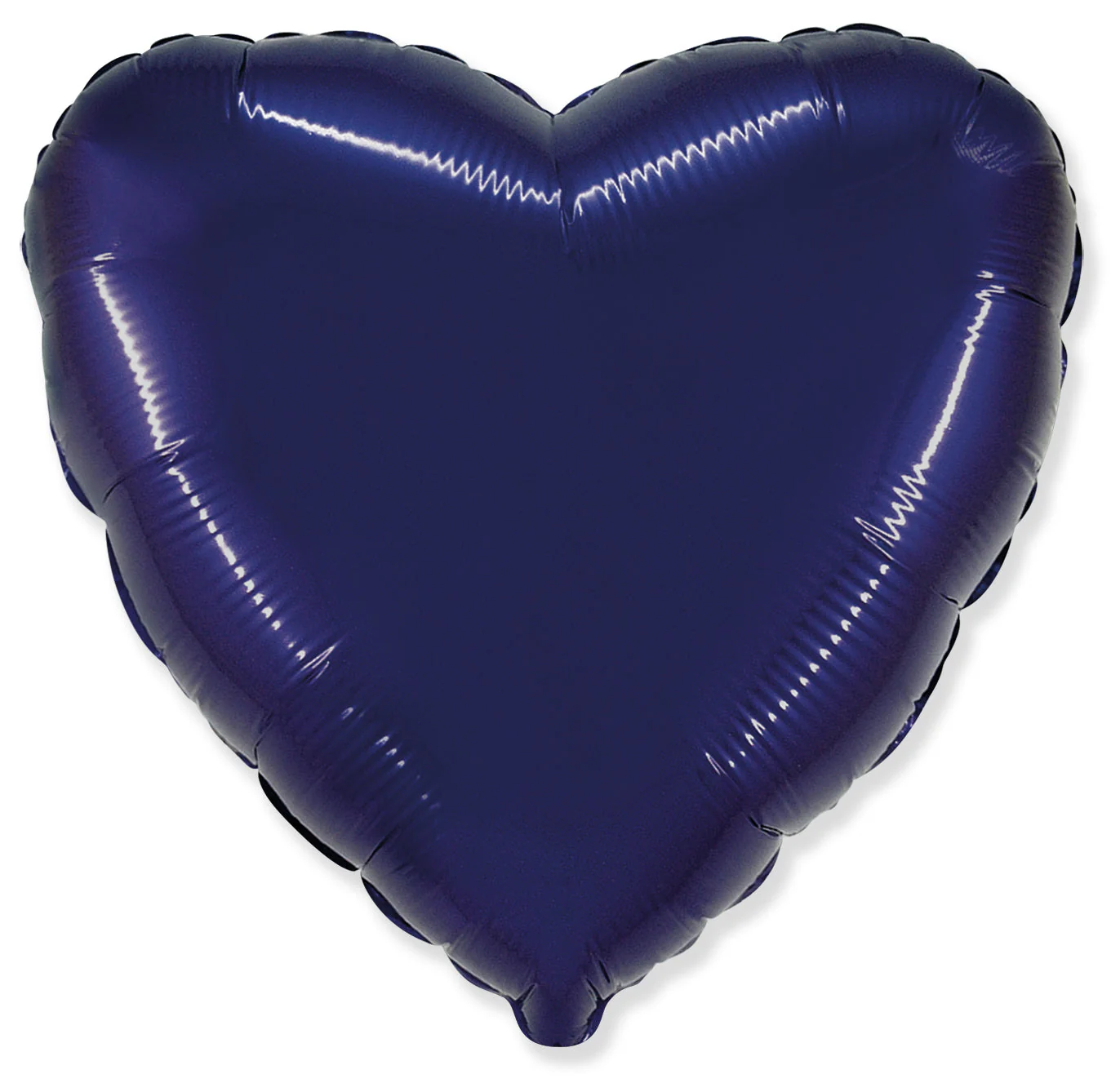 9" Airfill Only Mini Violet Purple Heart Solid Color Foil Balloons Brand Flexmetal