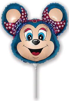 Airfill Only (Sticks Sold Separately) Babsy Mouse Blue Balloon