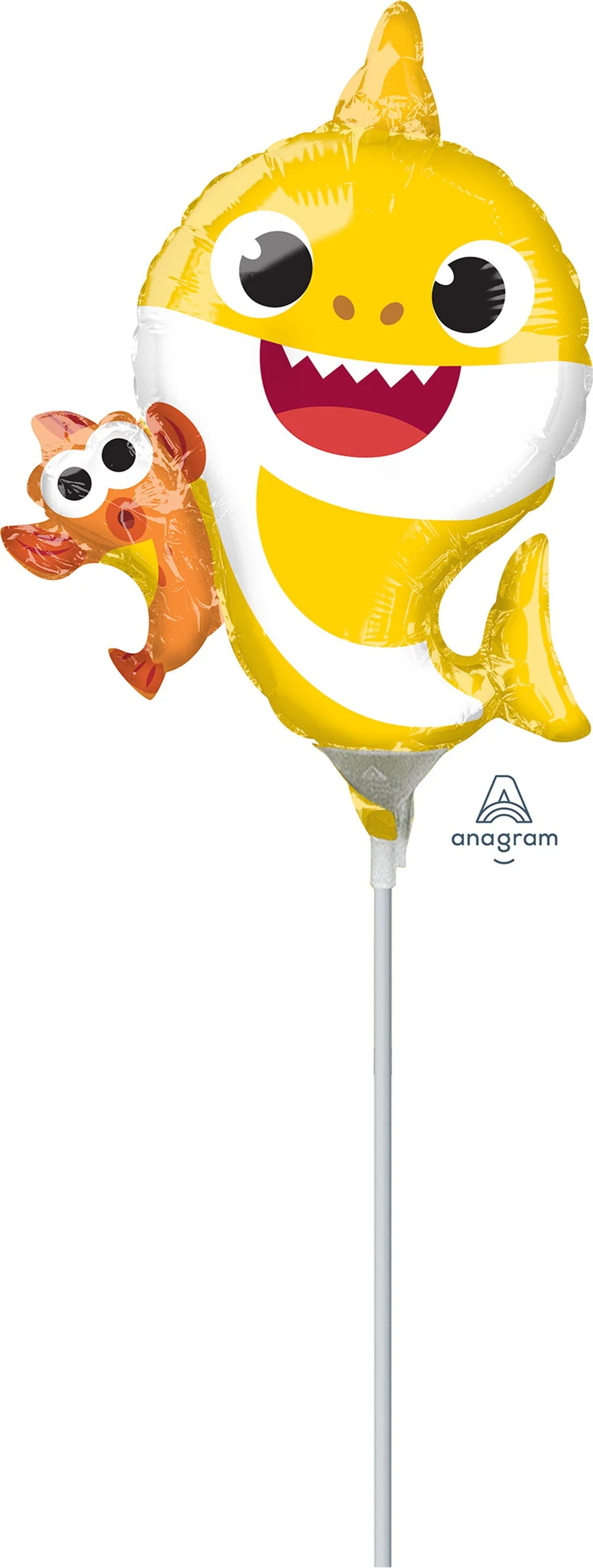 Airfill Only Baby Shark Foil Balloon (Sticks Sold Separately)
