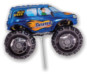 Airfill Only (Sticks Sold Separately) Big Wheel Balloon Blue