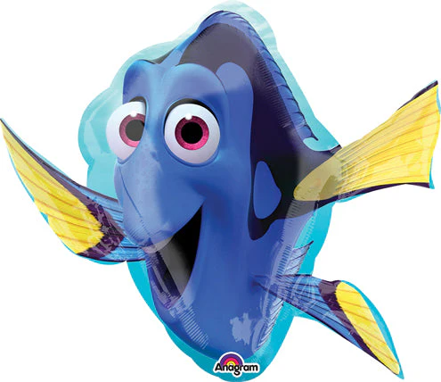 Airfill Only Finding Dory Shape Balloon (Nemo) (Sticks Sold Separately)