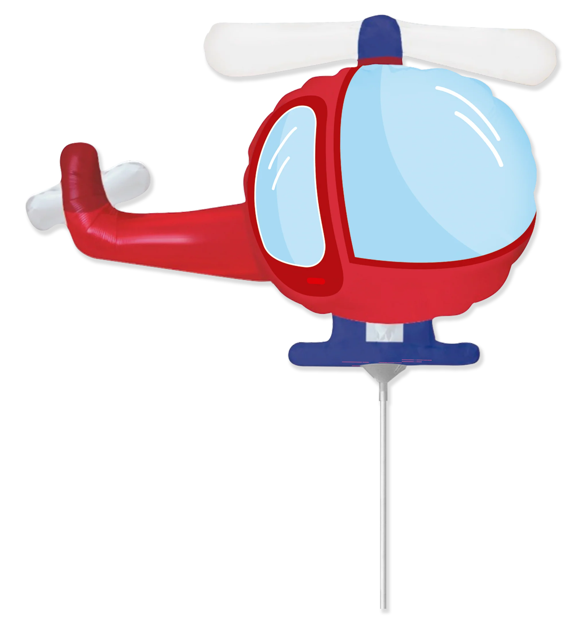 Airfill Only Helicopter Baby Foil Balloon