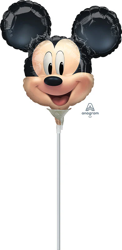 Airfill Only (Sticks Sold Separately) Mickey Mouse Forever Shape Valved Foil Balloon