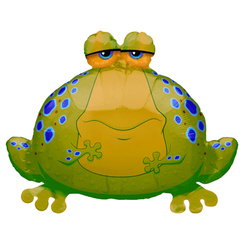 Airfill Only (Sticks Sold Separately) Mini Shape Big Bullfrog Balloon