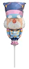 Airfill Only (Sticks Sold Separately) Nutcracker Mini Xmas Foil Balloon