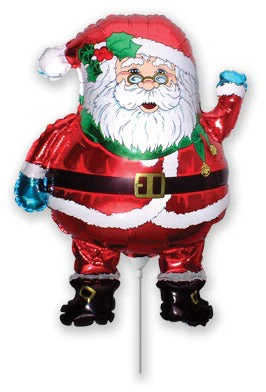 Airfill Only Santa Glasses Foil Balloon