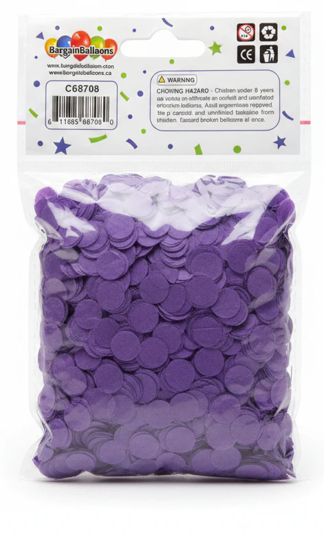 Balloon Confetti Dots 22 Grams Tissue Purple 1CM-Round