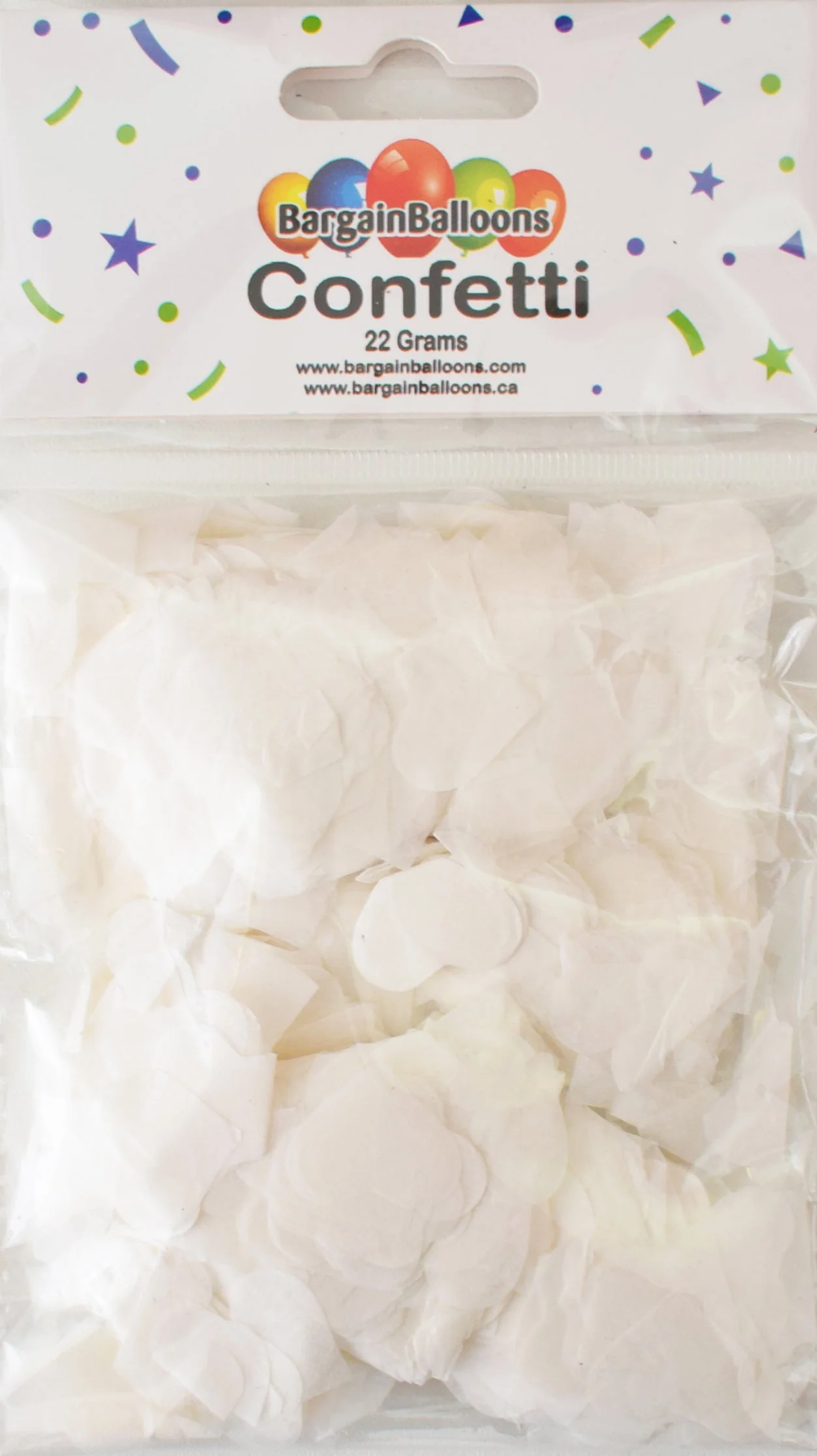 Balloon Confetti Dots 22 Grams Tissue White 2CM-Heart