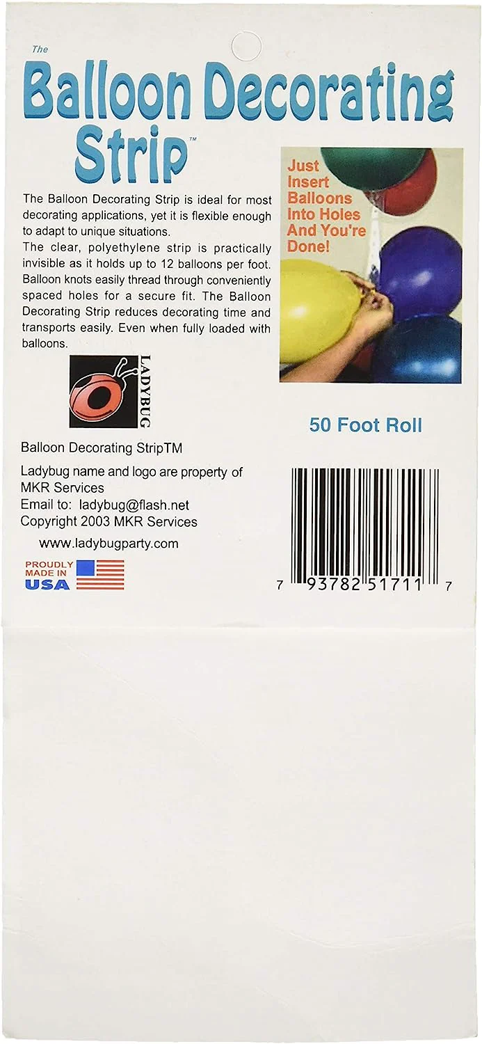 Balloon Decorating Strip Star/Stripes 50 Foot Roll - Image 3