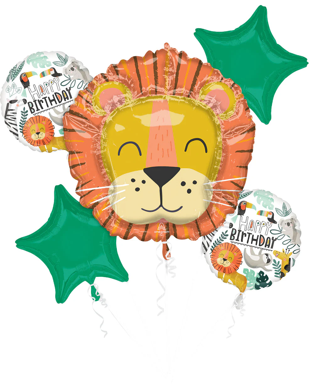 Bouquet Get Wild Birthday Foil Balloon