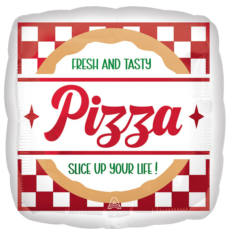Bouquet Pizza Party Foil Balloon - Image 2