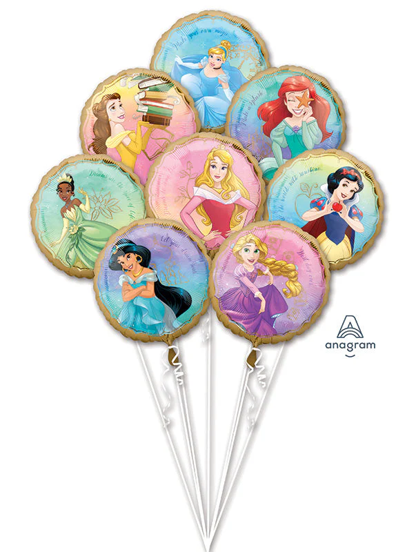 Bouquet Princess Once Upon A Time Foil Balloon