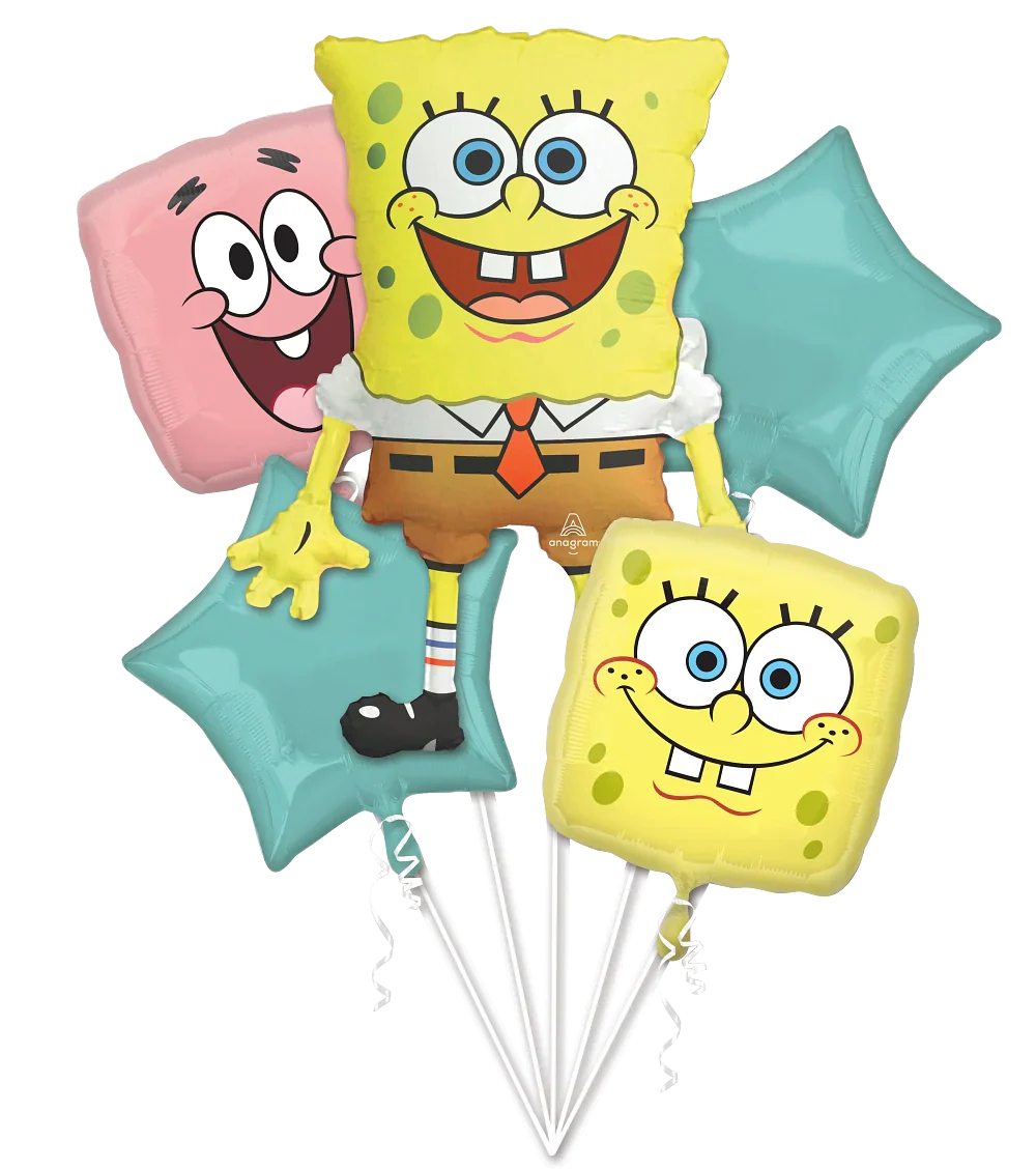 Bouquet SpongeBob SquarePants Foil Balloon