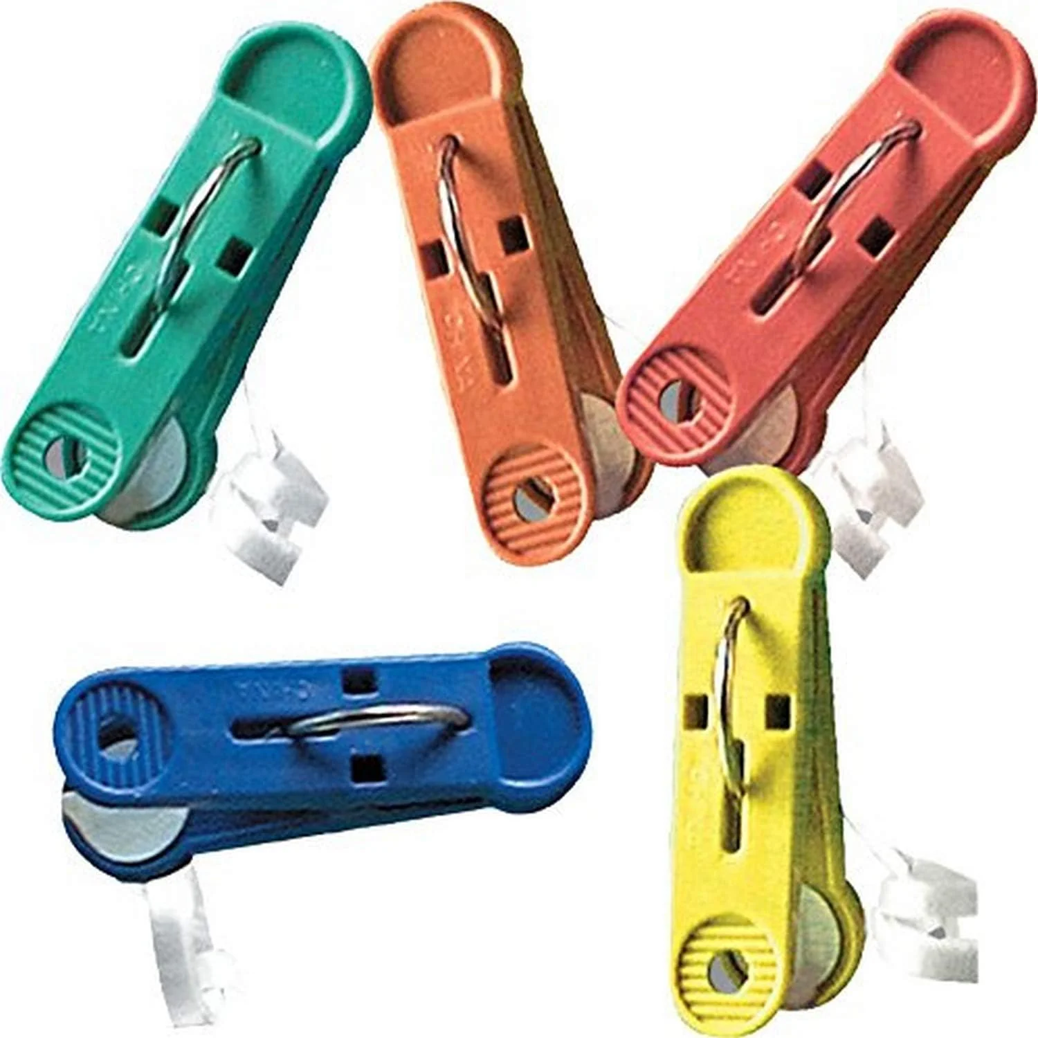 Balloon Weight Clip-N-Weight 16 Gram Primary Assorted With Ribbon & Tapetab (50 Pieces) - Image 2