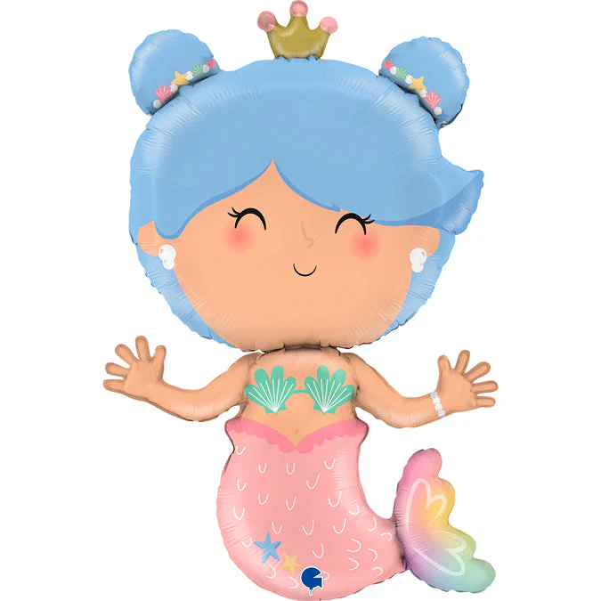 42" Mermaid Foil Balloon