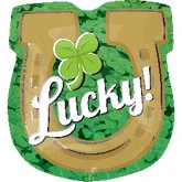 Lucky Horseshoe Shape Balloon