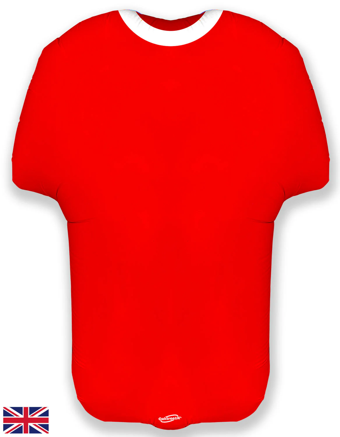 24" Shape Sports Shirt Red Metallic Foil Balloon