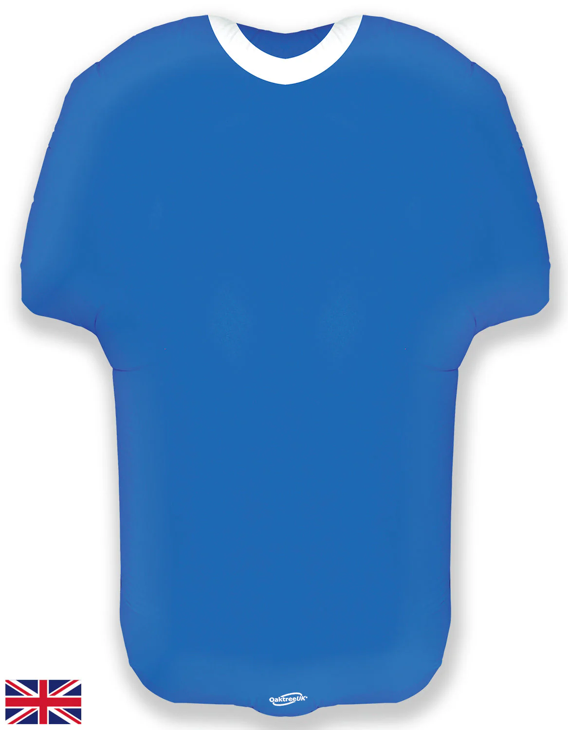 24" Shape Sports Shirt Blue Metallic Foil Balloon