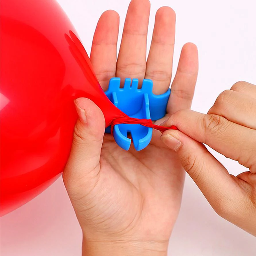 Quick Knot Tying Tool For Latex Balloons