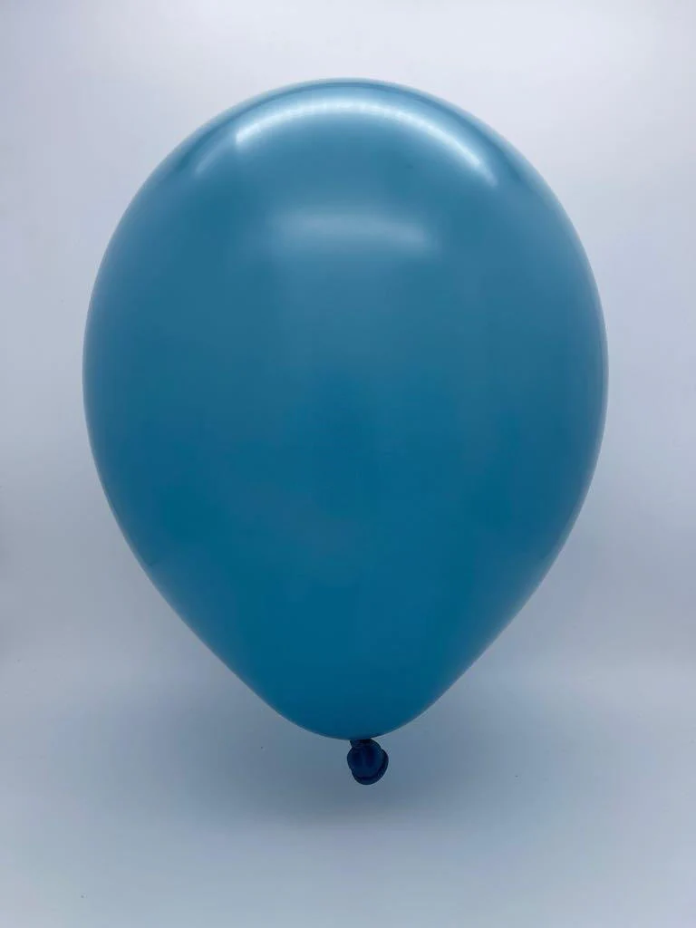 36" Deco Dusty Blue Decomex Latex Balloons (5 Per Bag) - Image 2