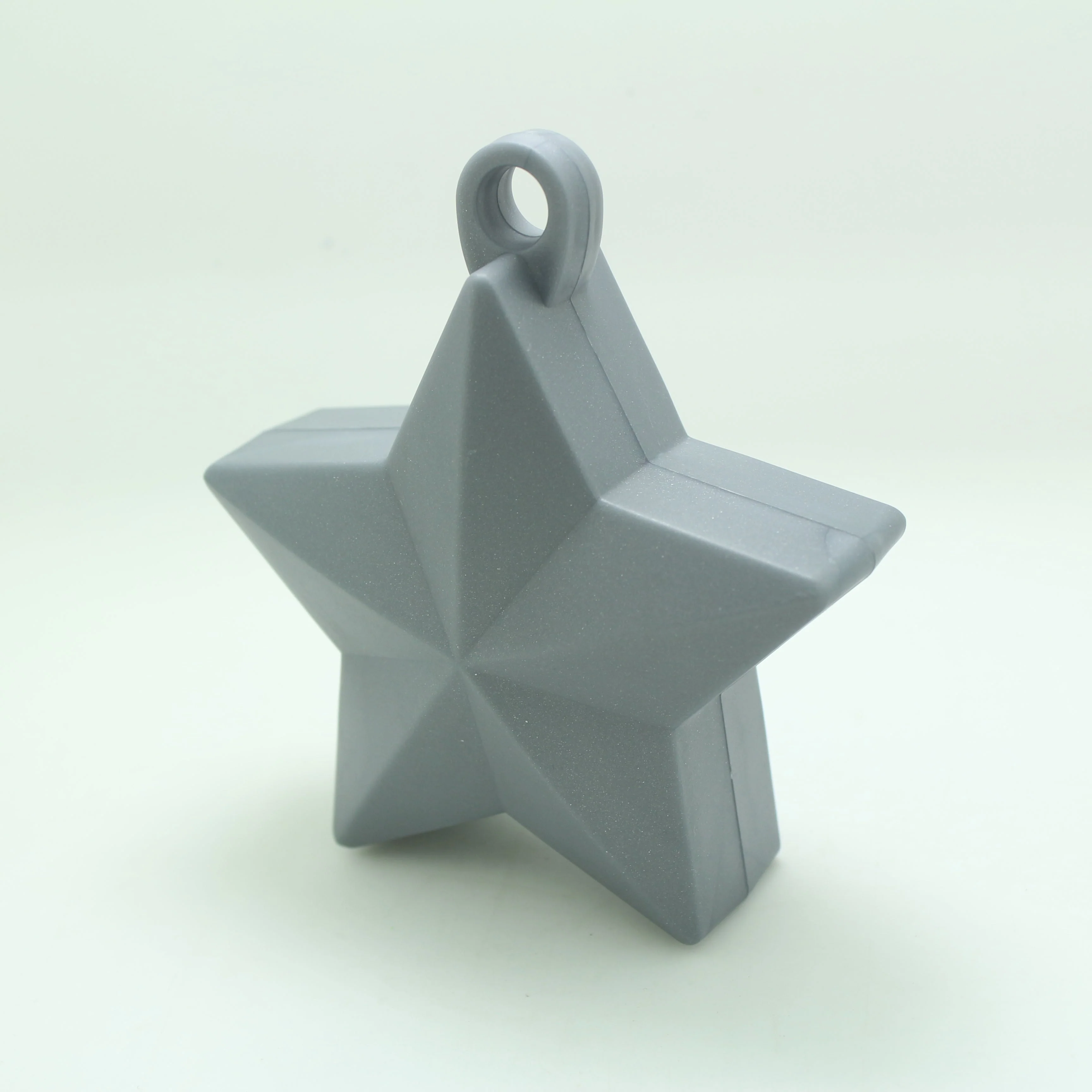 Solid Color Star Balloon Weights Grey
