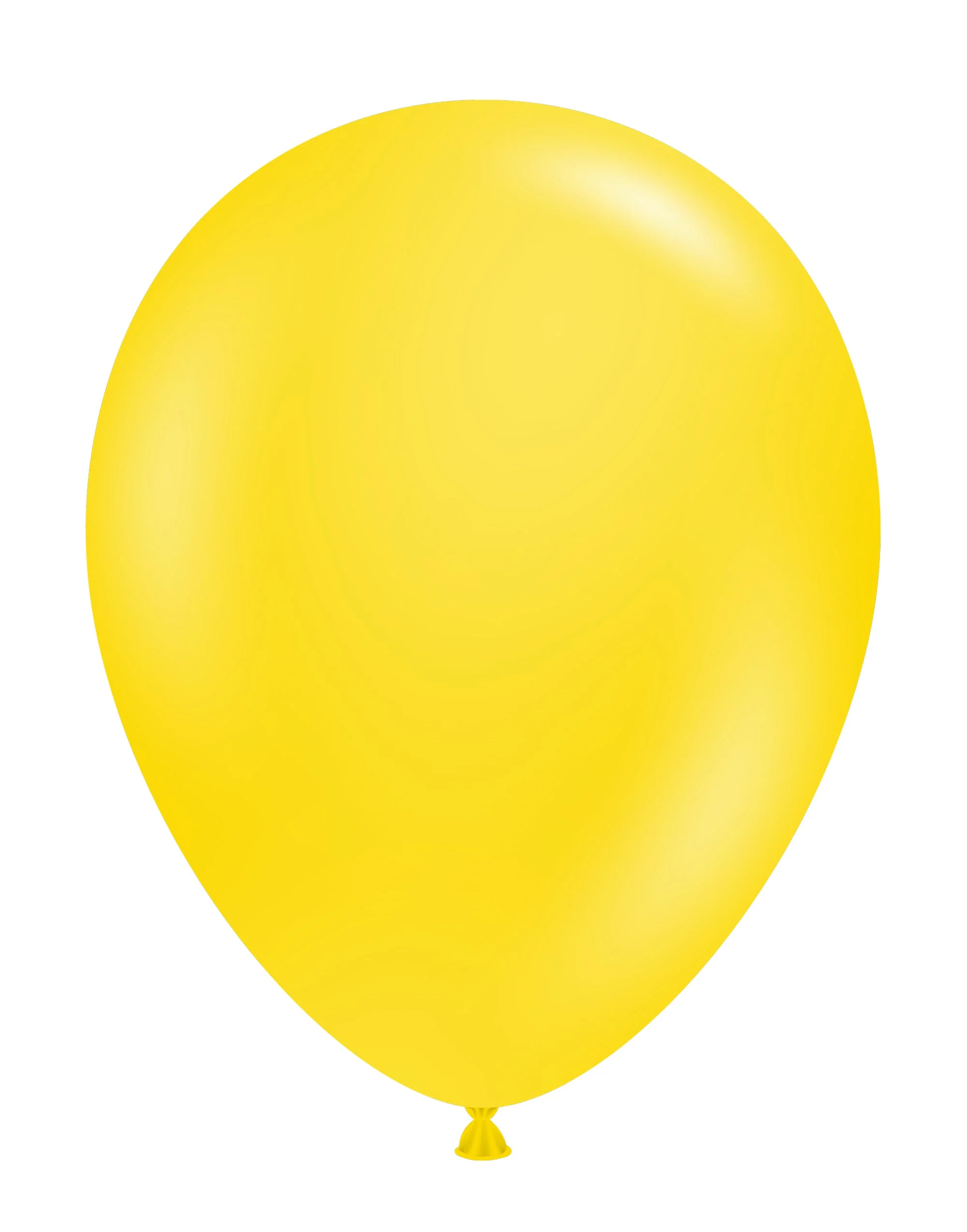 24" Yellow Standard Latex Balloons (3 Per Bag) Brand Tuftex