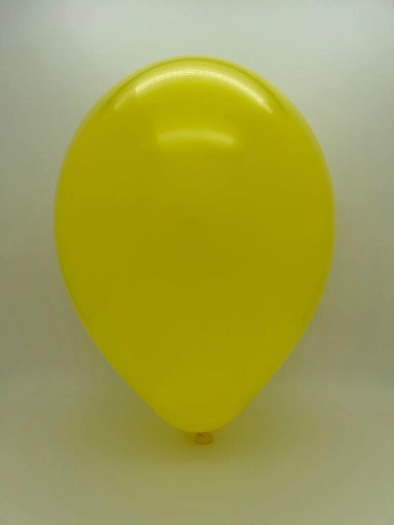 24" Yellow Standard Latex Balloons (3 Per Bag) Brand Tuftex - Image 2