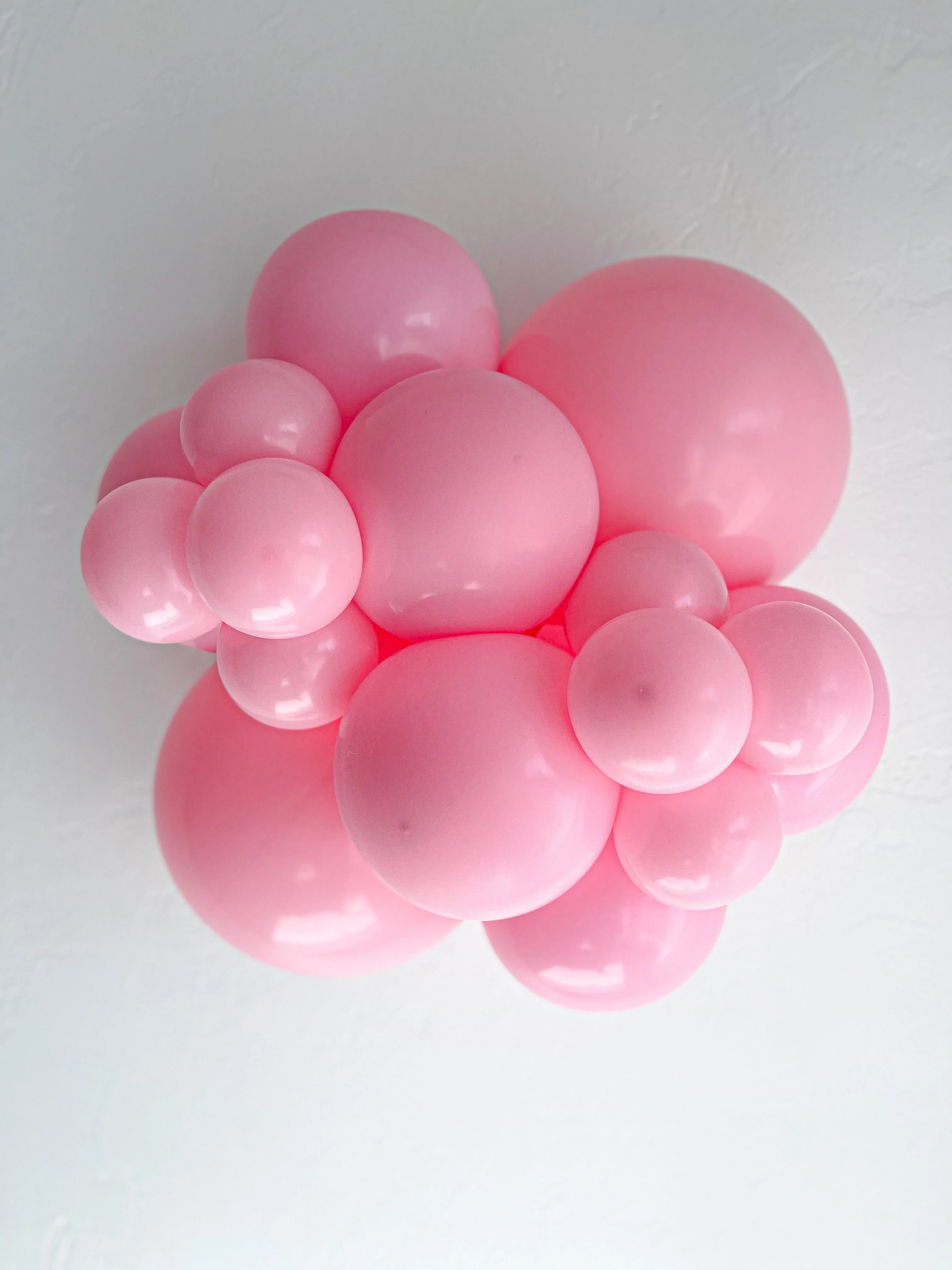 24" Baby Pink Tuftex Latex Balloons Designer Balloons (3 Per Bag) - Image 3