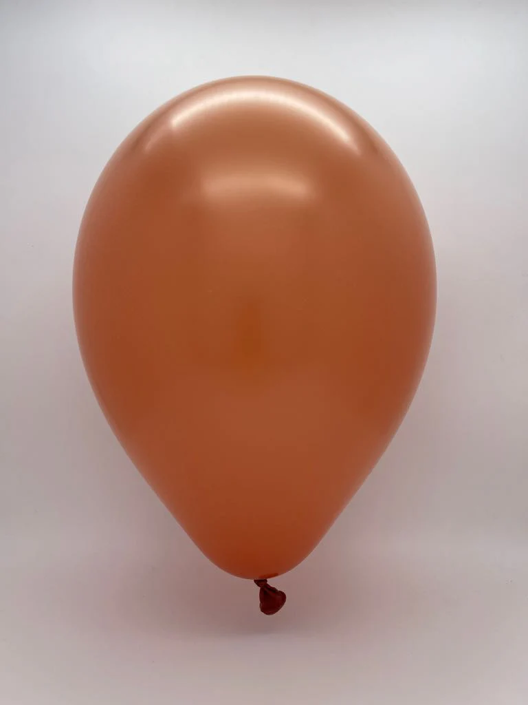 24" Burnt Orange Tuftex Latex Balloons Designer Balloons (3 Per Bag) - Image 2