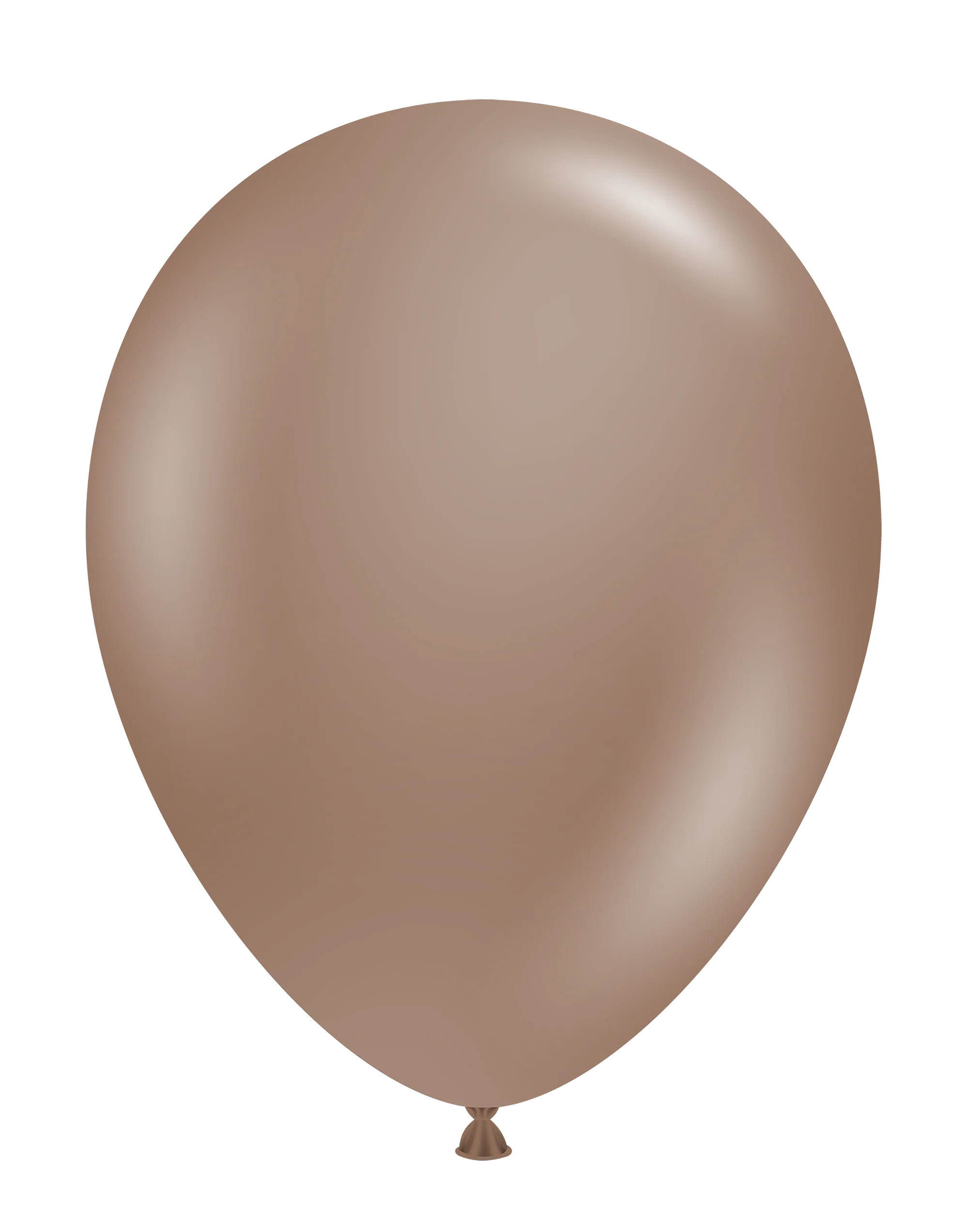 24" Cocoa Brown Tuftex Latex Balloons Designer Balloons (3 Per Bag)