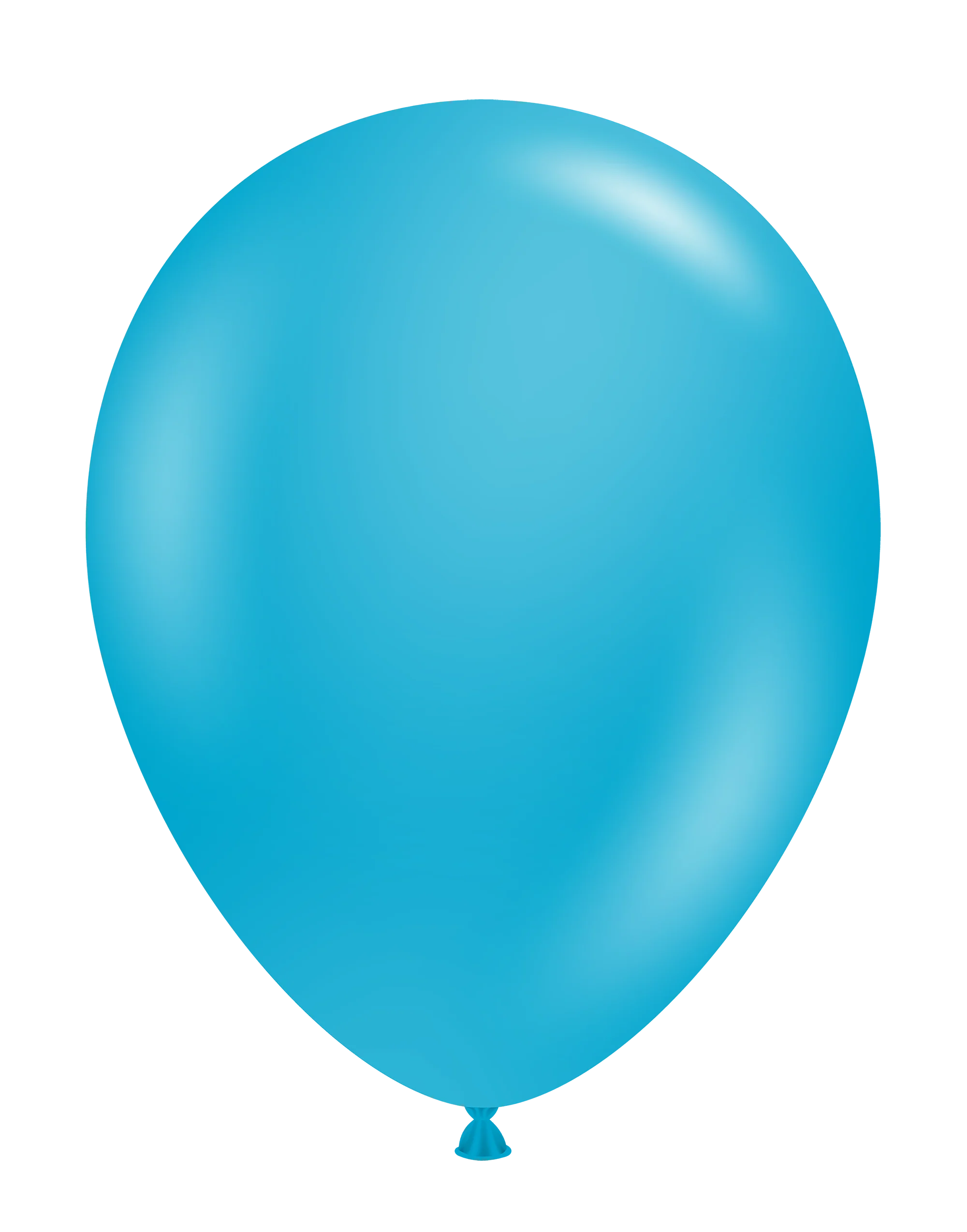 24" Turquoise Designer Balloons (3 Per Bag) Brand Tuftex Latex Balloons