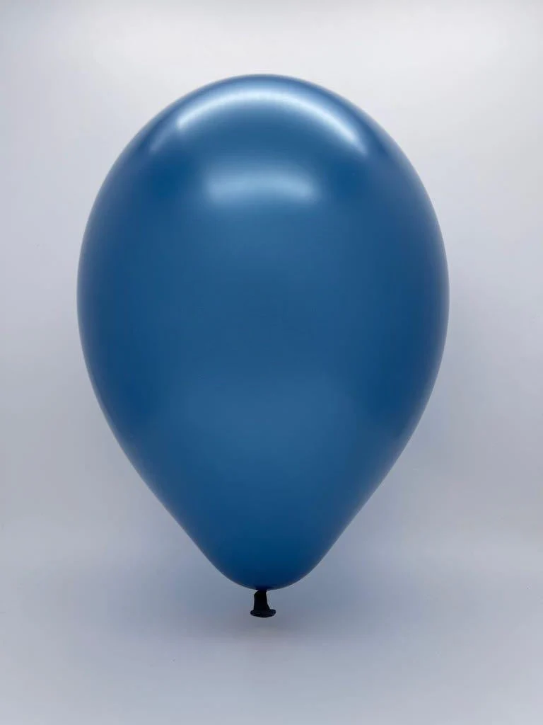 TT-260's Designer Navy Blue Tuftex Brand Twisting Animal Latex Balloons - Image 2